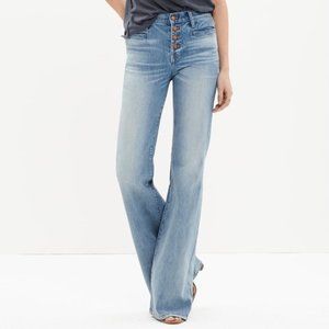 Madewell Mid Wash Flea Market Flare Jeans